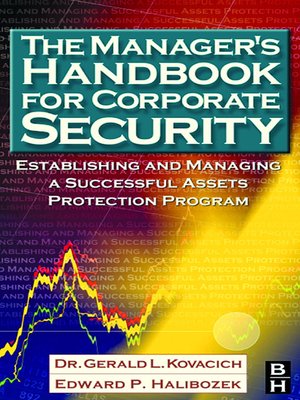 cover image of The Manager's Handbook for Corporate Security